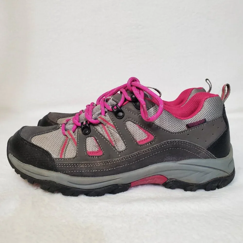 Bearpaw Hiking Shoes Pink & Grey Walking Hiker Activewear Women's Size 10 - Picture 2 of 11
